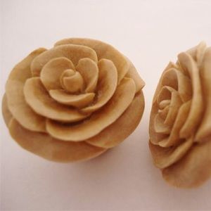 ⚡️SALE Wood Rose 1/2” Gauges